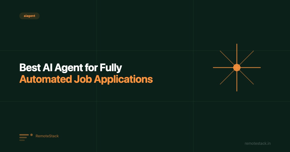 Best AI Agent for Fully Automated Job Applications