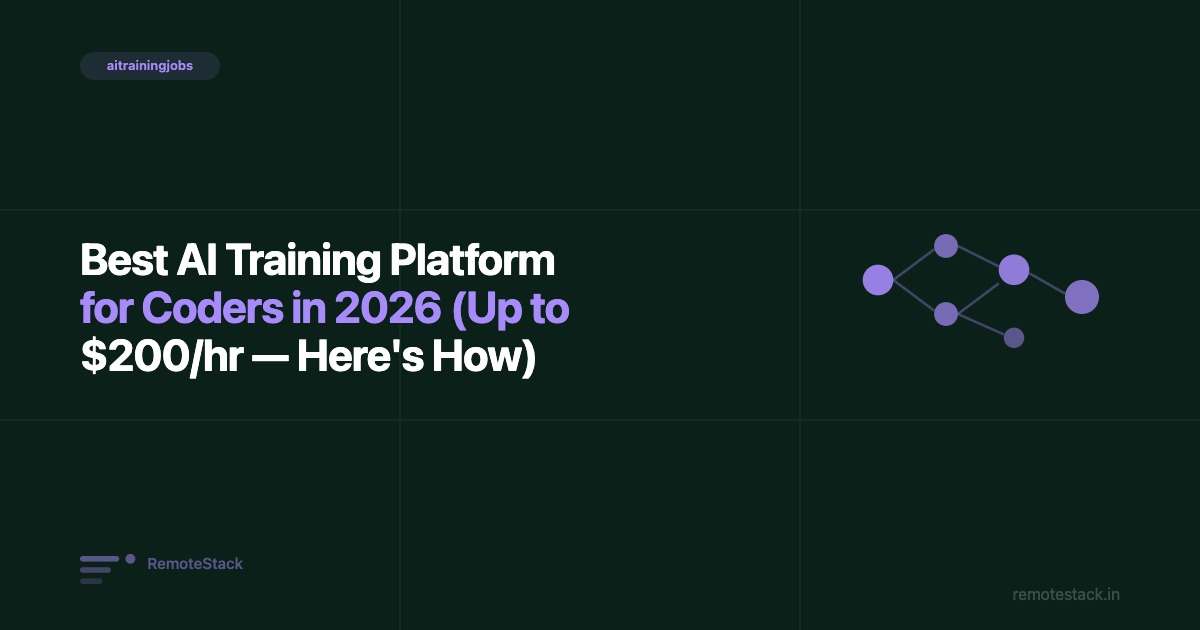 Best AI Training Platform for Coders in 2026 (Up to $200/hr, Here's How)