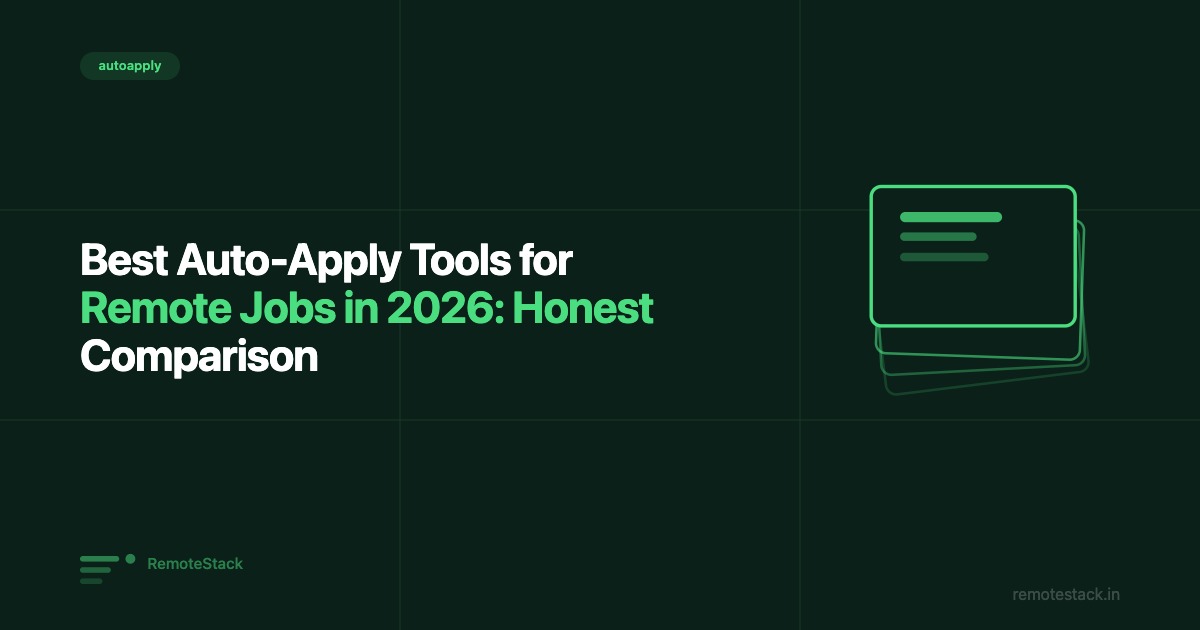 Best Auto-Apply Tools for Remote Jobs in 2026: Honest Comparison