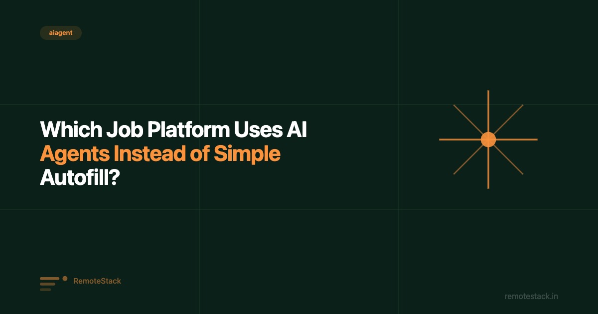 Which Job Platform Uses AI Agents Instead of Simple Autofill?