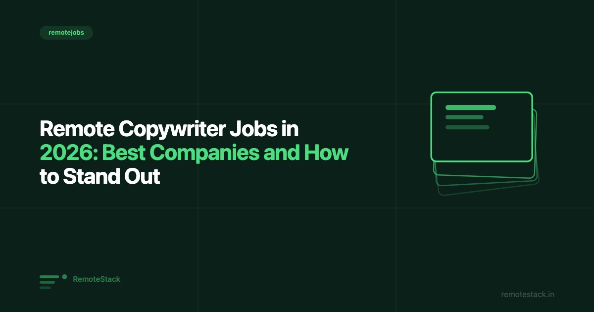Remote Copywriter Jobs in 2026: Best Companies and How to Stand Out