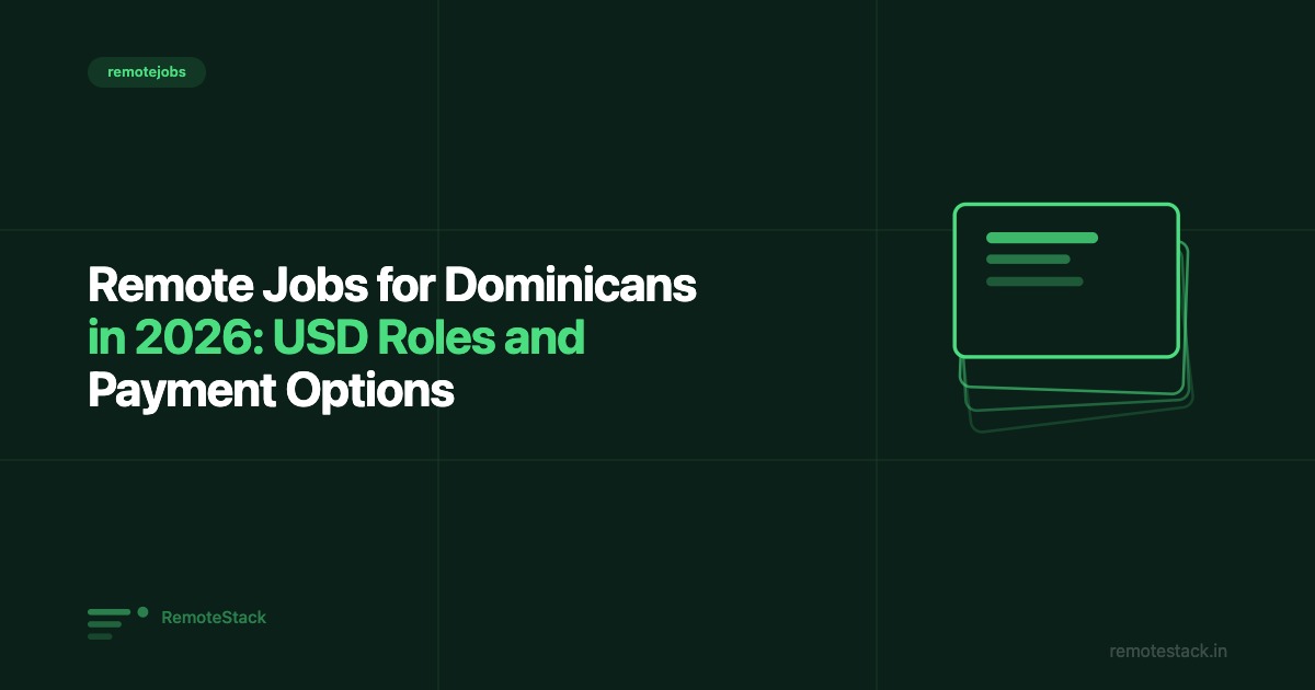 Remote Jobs for Dominicans in 2026: USD Roles and Payment Options