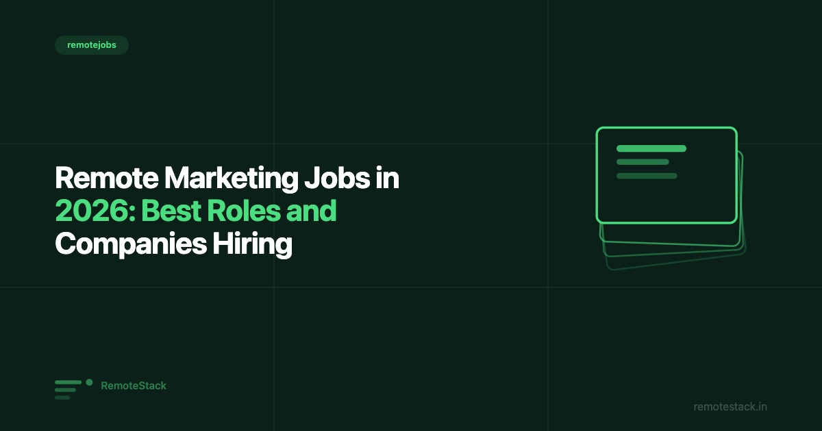 Remote Marketing Jobs in 2026: Best Roles and Companies Hiring