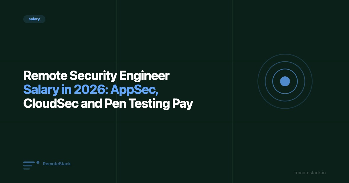 Remote Security Engineer Salary in 2026: AppSec, CloudSec and Pen Testing Pay