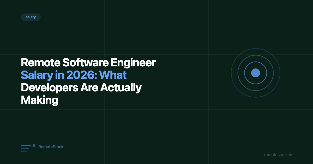 Remote Software Engineer Salary in 2026: What Developers Are Actually Making