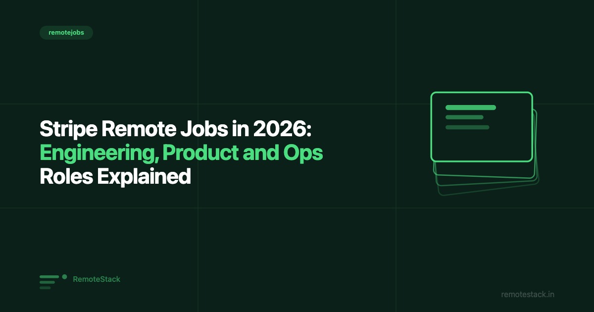 Stripe Remote Jobs in 2026: Engineering, Product and Ops Roles Explained
